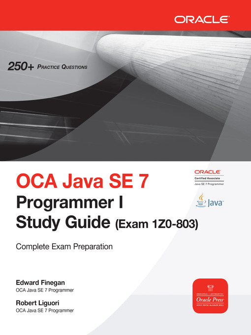 Title details for OCA Java SE 7 Programmer I Study Guide by Robert Liguori - Wait list